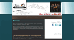 Desktop Screenshot of classactentertainment.com